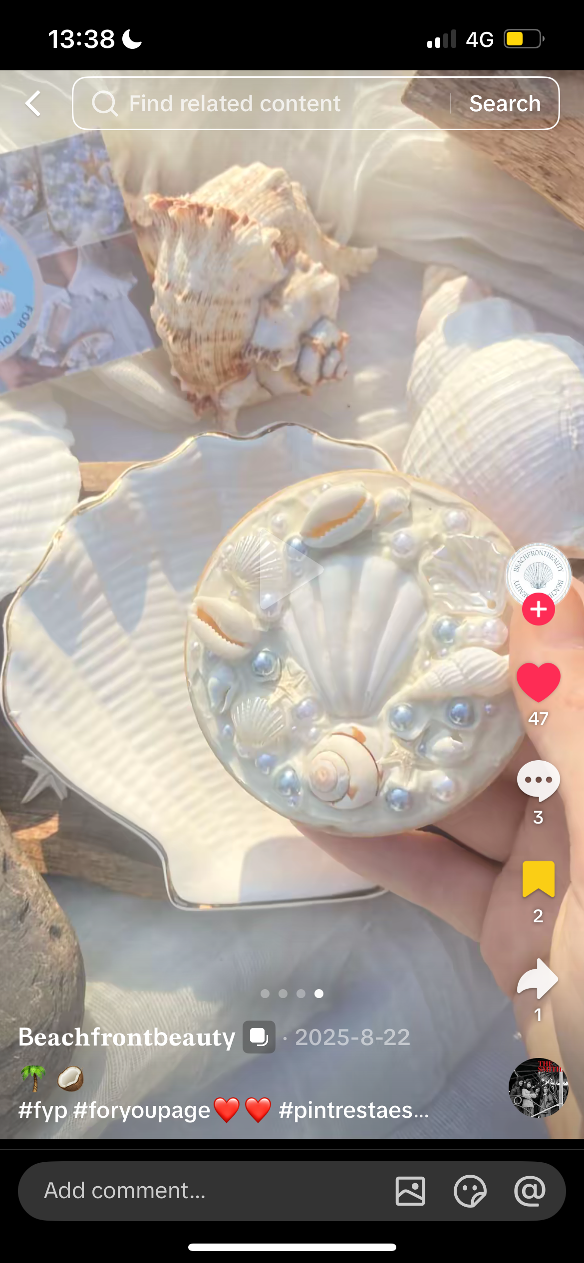 Kacey Pearl Hair clips + decoden