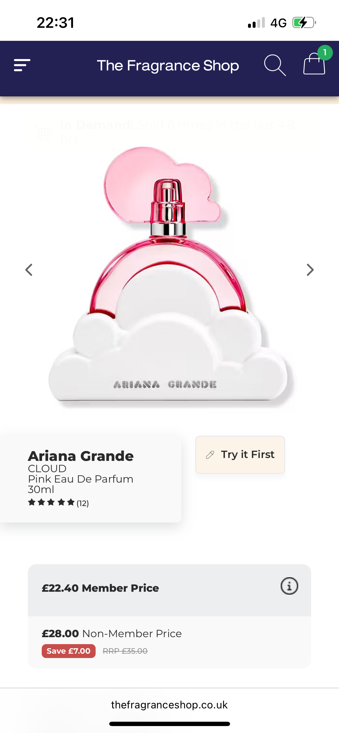 Ariana Grande Cloud Pink